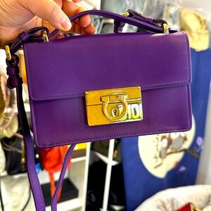 Authentic Ferragamo Bag Whole Leather